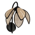Osram - Sieninis šviestuvas DECOR RATTAN 1xE27/15W/230V smėlio/juoda