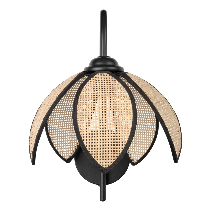 Osram - Sieninis šviestuvas DECOR RATTAN 1xE27/15W/230V smėlio/juoda