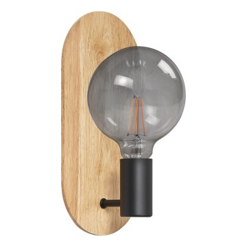 Osram - Sieninis šviestuvas DECOR WOOD 1xE27/8W/230V kaučiukmedis