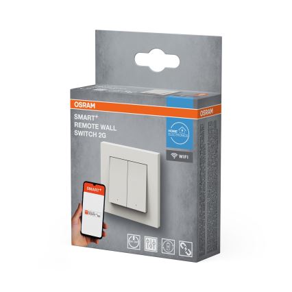 Osram - SMART+ belaidis dviejų mygtukų jungiklis, 5 V, Wi‑Fi