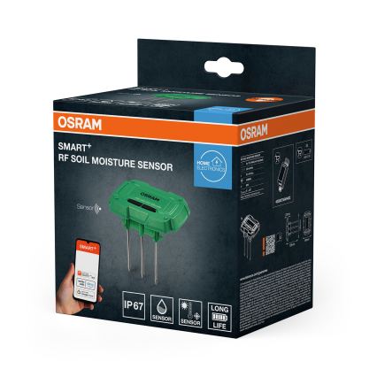Osram - SMART+ dirvos drėgmės ir temperatūros jutiklis 3xAAA IP67 Wi-Fi