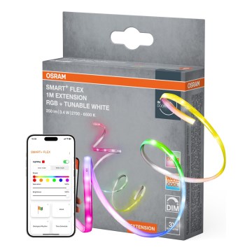 Osram - SMART+ FLEX RGB+TW dimeriuojama LED juosta 1m LED/3,4W/230V 2700-6500K Wi-Fi