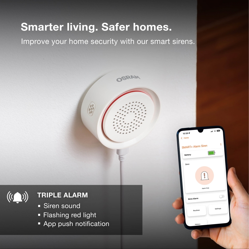 Osram - SMART+ signalizatorius, 5 V, Wi-Fi