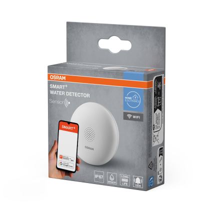 Osram - SMART+ vandens nuotėkio jutiklis 3 V, Wi-Fi, IP67, 1400 mAh