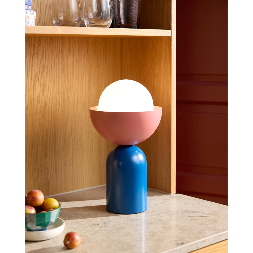 Osram - Stalinė lempa DECOR BOWL 1xE14/25W/230V mėlyna/rožinė