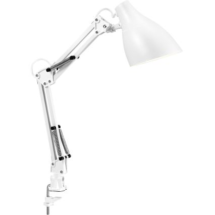 Osram - stalinė lempa su spaustuku DESK LINE 1xE27/11W/230V balta