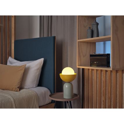 Osram - stalinis šviestuvas DECOR BOWL 1xE14/25W/230V žalia/geltona