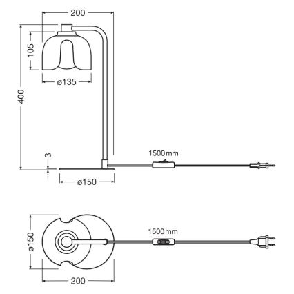 Osram - Stalinis šviestuvas DECOR COROLLE 1xG9/20W/230V žalias