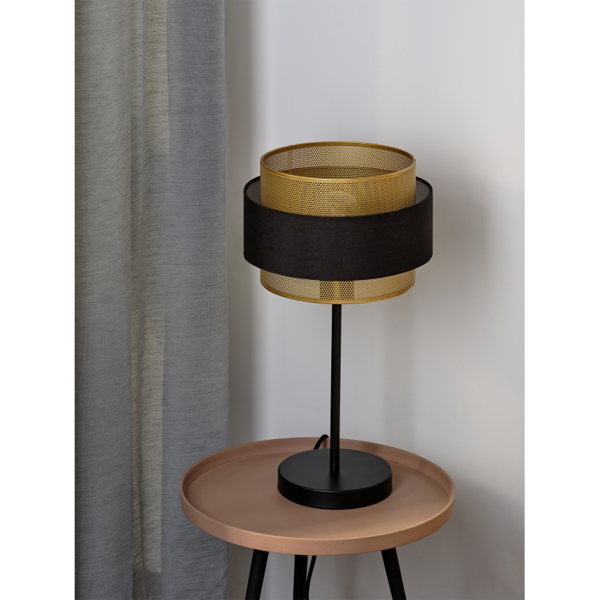 Osram - Stalinis šviestuvas DECOR HORNET 1xE27/10W/230V juodas/auksinis