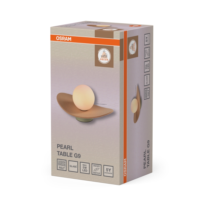 Osram - Stalinis šviestuvas DECOR PEARL 1xG9/5W/230V smėlio spalvos