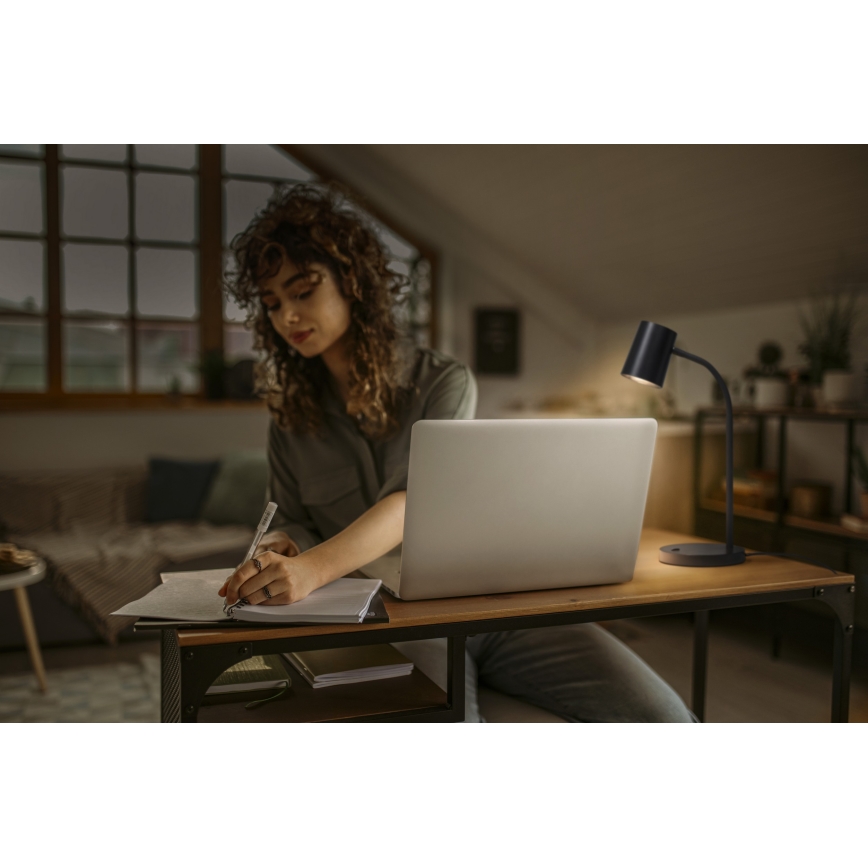 Osram - stalinis šviestuvas DESK LINE 1xGU10/9W/230V juodas