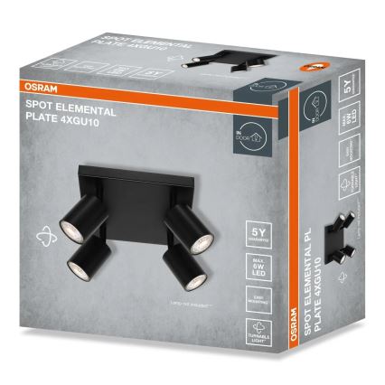 Osram - Taškinis šviestuvas ELEMENTAL 4xGU10/6W/230V