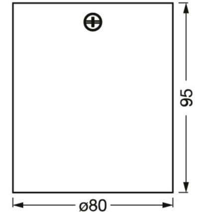 Osram - Taškinis šviestuvas SPOT 1xGU10/7W/230V baltas