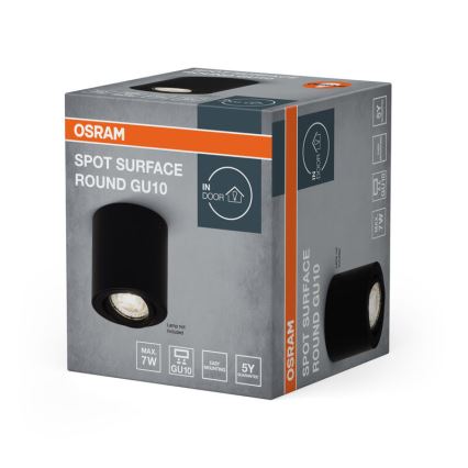 Osram - Taškinis šviestuvas SPOT 1xGU10/7W/230V juodas