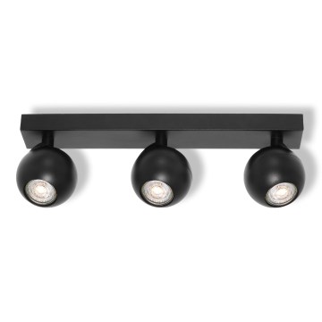 Osram - Taškinis šviestuvas SPOT SPHERAL 3xGU10/6W/230V juodas