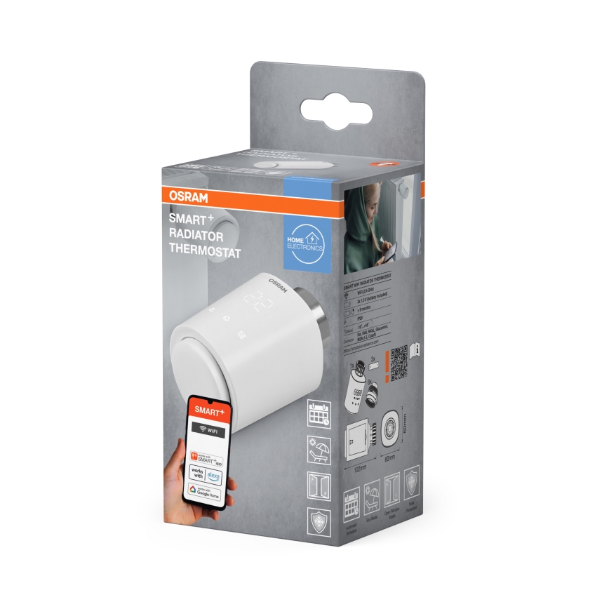 Osram - Termostatinė galvutė SMART+ 3xAA Wi-Fi