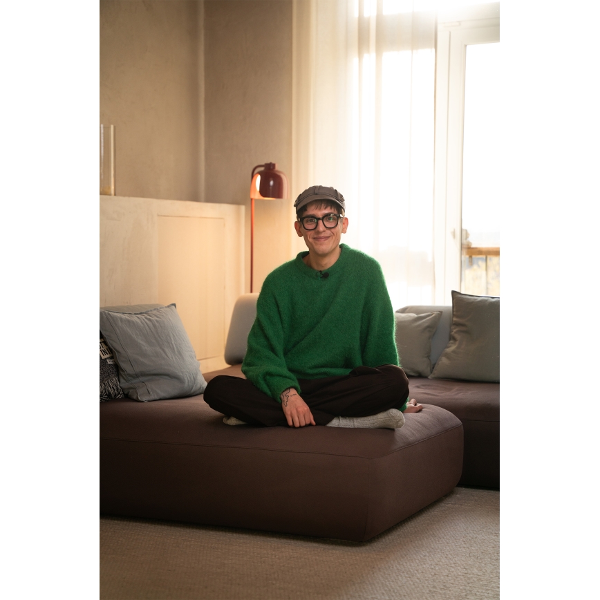 Osram - Toršeras DECOR COROLLE 1xE27/15W/230V raudonas