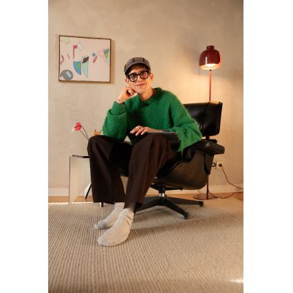 Osram - Toršeras DECOR COROLLE 1xE27/15W/230V raudonas