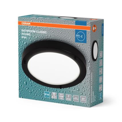Osram - Vonios kambario lubinis šviestuvas BATHROOM CLASSIC 1xE27/15W/230V, skersmuo 31 cm, IP44