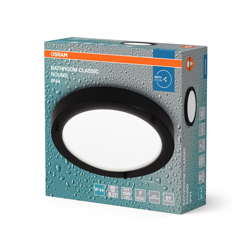 Osram - Vonios kambario lubinis šviestuvas BATHROOM CLASSIC 1xE27/15W/230V, skersmuo 31 cm, IP44