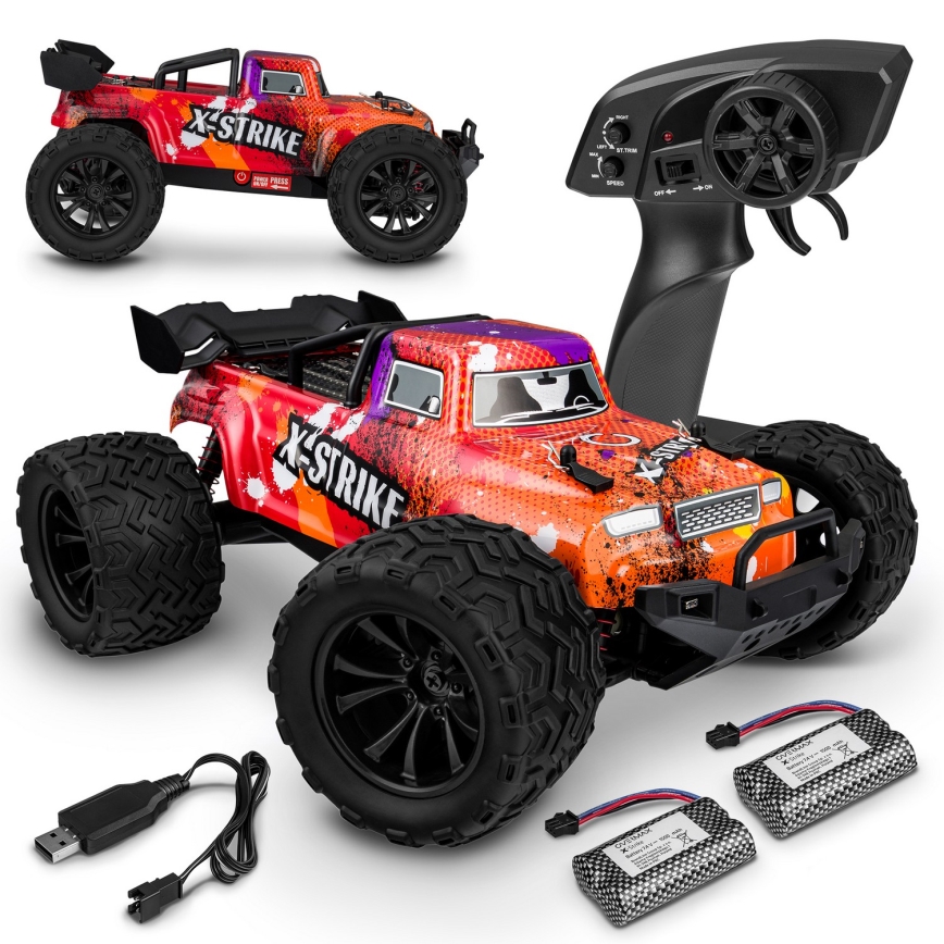 Overmax - nuotolinio valdymo RC automobilis X-STRIKE 3000 mAh juoda/oranžinė