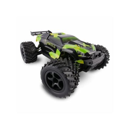 Overmax - nuotoliniu būdu valdomas RC automobilis X-MONSTER 3.0, 1700 mAh, juoda/žalia