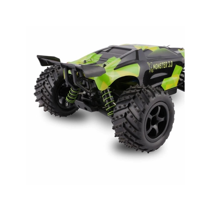 Overmax - nuotoliniu būdu valdomas RC automobilis X-MONSTER 3.0, 1700 mAh, juoda/žalia