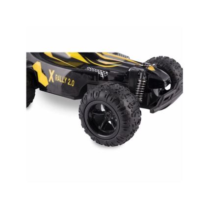 Overmax - nuotoliniu būdu valdomas RC automobilis X-RALLY 2.0 1200 mAh juoda/geltona
