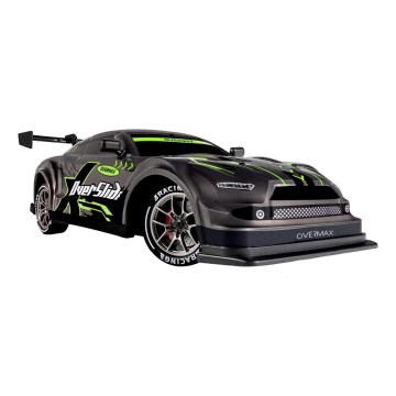 Overmax - nuotoliniu pultu valdomas RC drift automobilis X-OVERSLIDE, 1000 mAh, juoda/žalia/mėlyna/raudona