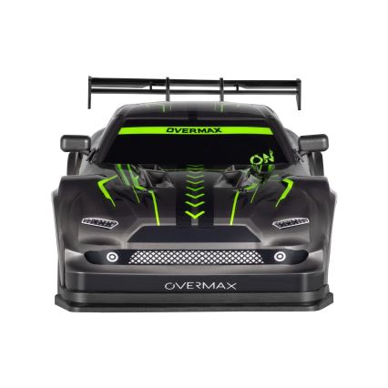 Overmax - nuotoliniu pultu valdomas RC drift automobilis X-OVERSLIDE, 1000 mAh, juoda/žalia/mėlyna/raudona