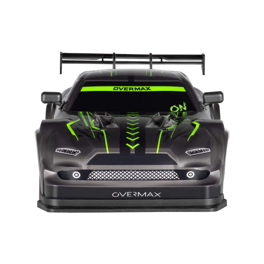 Overmax - nuotoliniu pultu valdomas RC drift automobilis X-OVERSLIDE, 1000 mAh, juoda/žalia/mėlyna/raudona