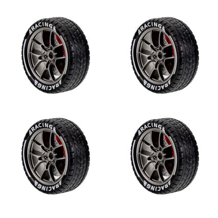 Overmax - nuotoliniu pultu valdomas RC drift automobilis X-OVERSLIDE, 1000 mAh, juoda/žalia/mėlyna/raudona