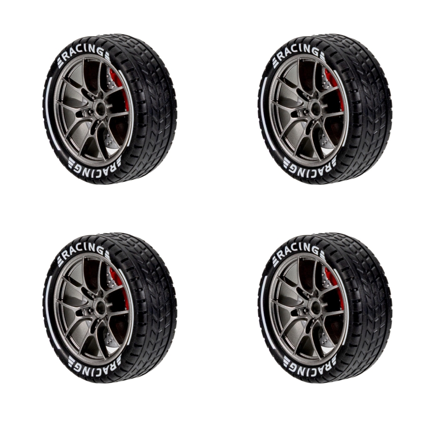 Overmax - nuotoliniu pultu valdomas RC drift automobilis X-OVERSLIDE, 1000 mAh, juoda/žalia/mėlyna/raudona