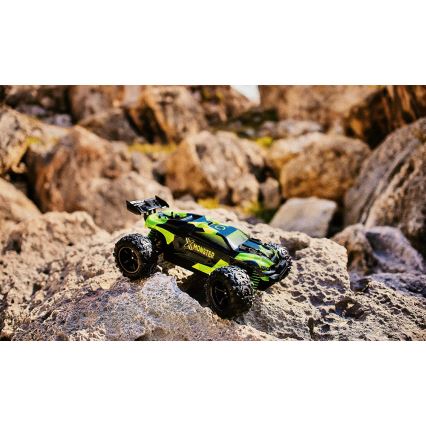 Overmax - nuotoliniu būdu valdomas RC automobilis 2in1 X-MONSTER 3.5 1700 mAh juoda/raudona/žalia