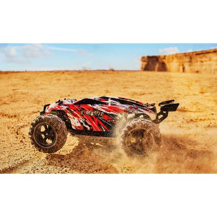 Overmax - nuotoliniu būdu valdomas RC automobilis 2in1 X-MONSTER 3.5 1700 mAh juoda/raudona/žalia