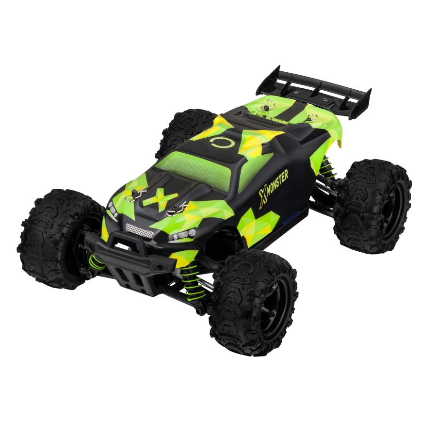 Overmax - nuotoliniu būdu valdomas RC automobilis 2in1 X-MONSTER 3.5 1700 mAh juoda/raudona/žalia