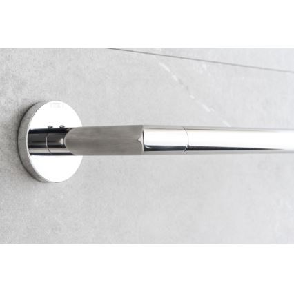 P.M.H. IN1SS-L - Elektrinis rankšluosčių džiovintuvas INGA 17W/230V 85,9 cm IP44 kairinis/poliruotas nerūdijantis plienas