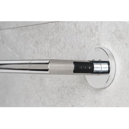 P.M.H. IN1SS-L - Elektrinis rankšluosčių džiovintuvas INGA 17W/230V 85,9 cm IP44 kairinis/poliruotas nerūdijantis plienas