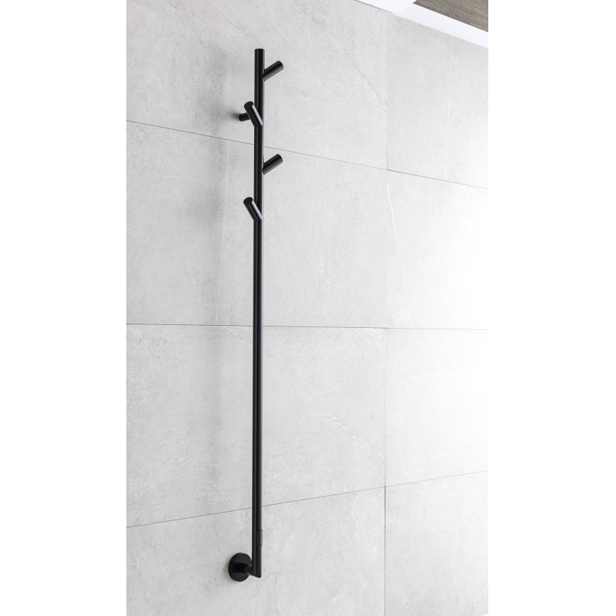 P.M.H. LS1B - Elektrinis rankšluosčių džiovintuvas LISA 24W/230V 170 cm IP44 juodas