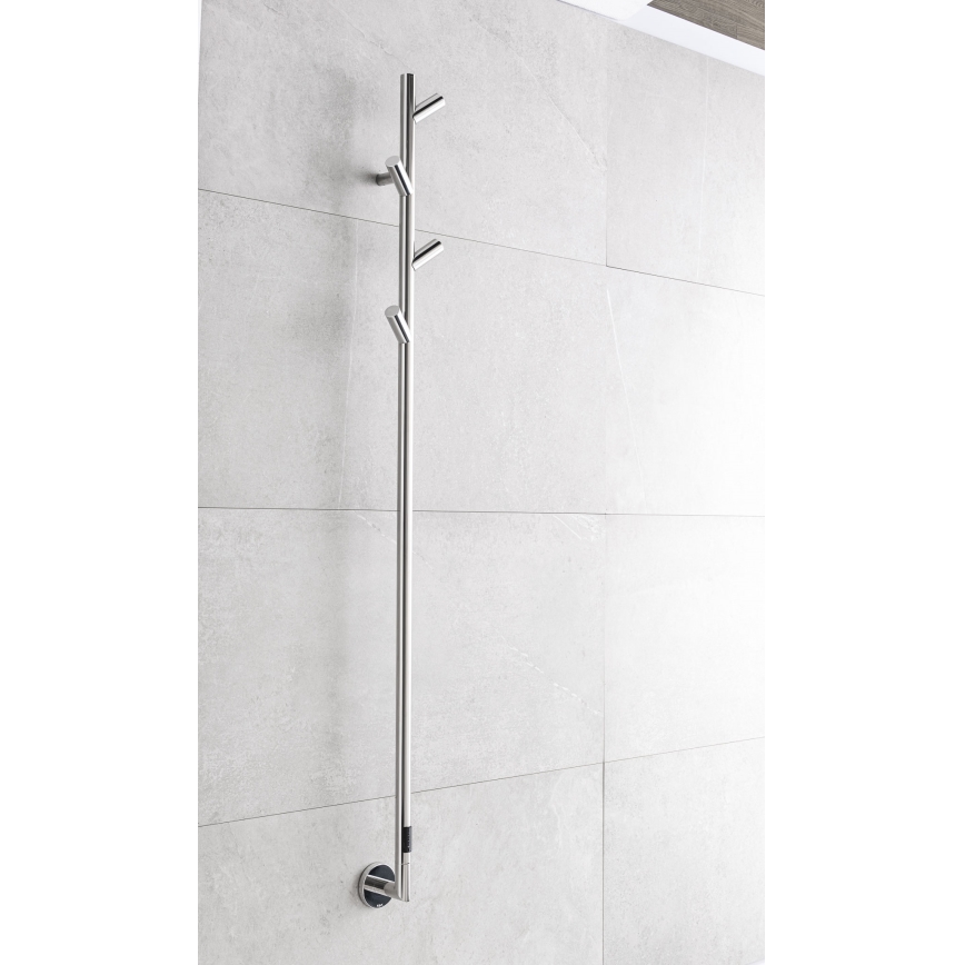 P.M.H. LS1SS - Elektrinis rankšluosčių džiovintuvas LISA 24W/230V 170 cm IP44 iš poliruoto nerūdijančio plieno