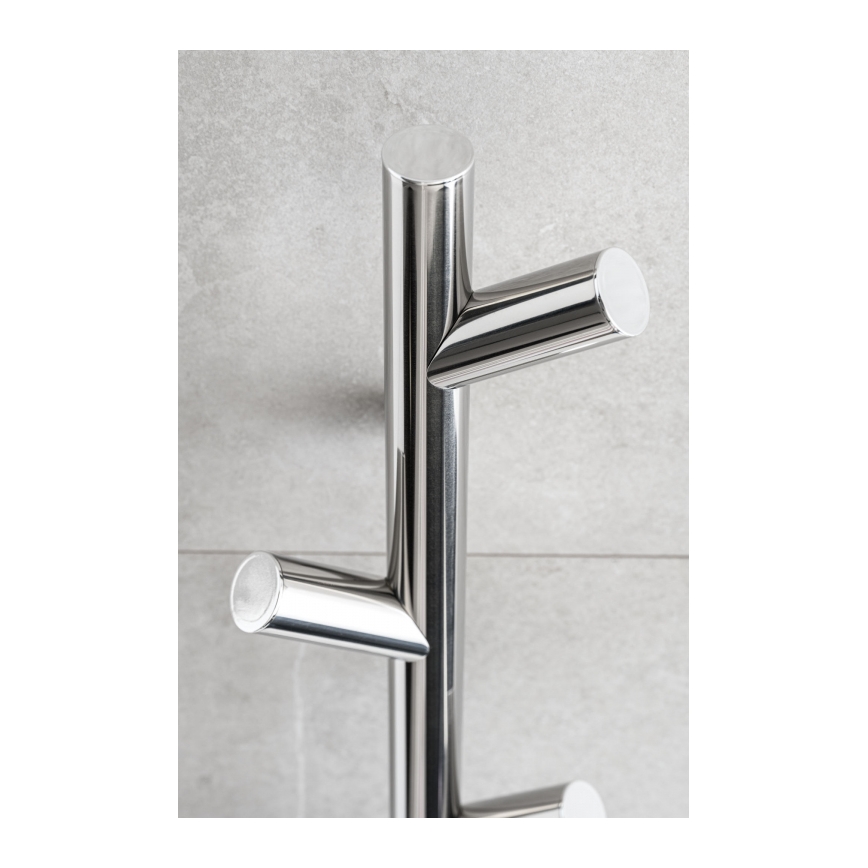 P.M.H. LS1SS - Elektrinis rankšluosčių džiovintuvas LISA 24W/230V 170 cm IP44 iš poliruoto nerūdijančio plieno