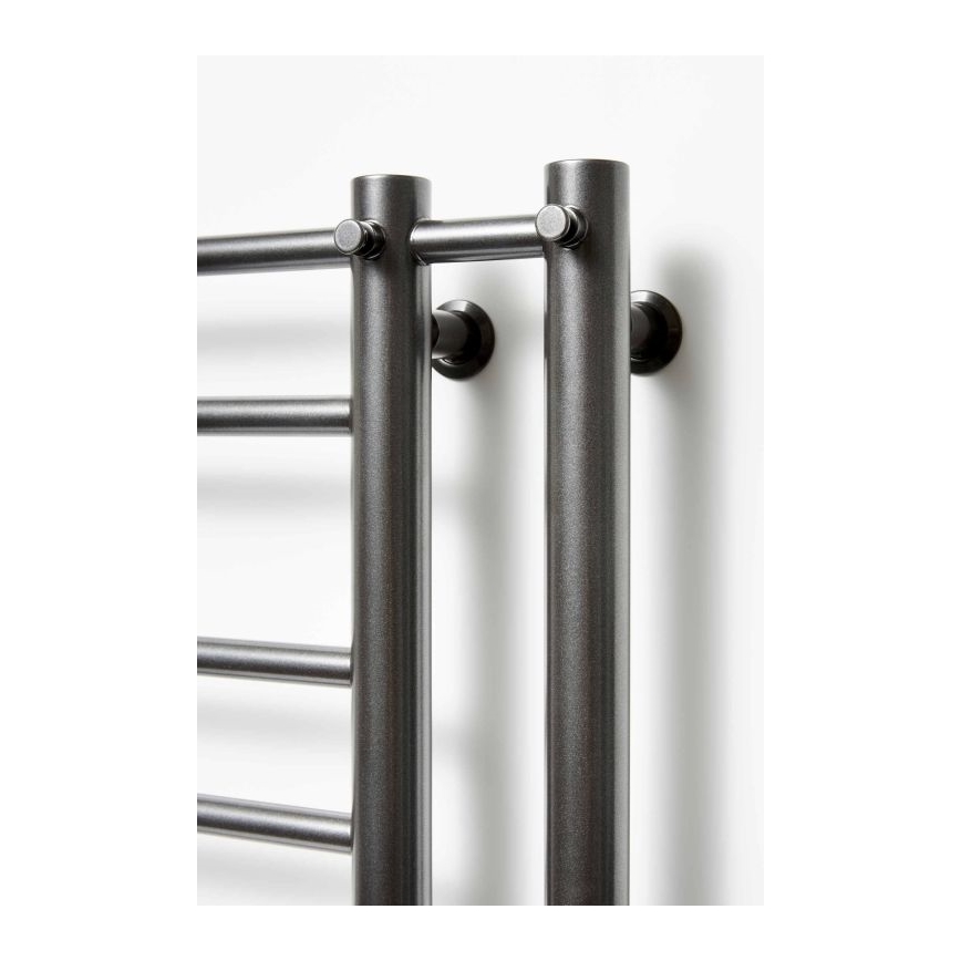 P.M.H. T2B-L - Vonios rankšluosčių radiatorius THEIA 352W 154 cm kairinis/juodas