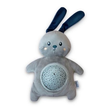 PABOBO - Projektorius su melodija Bunny Soft Plush 3xAA