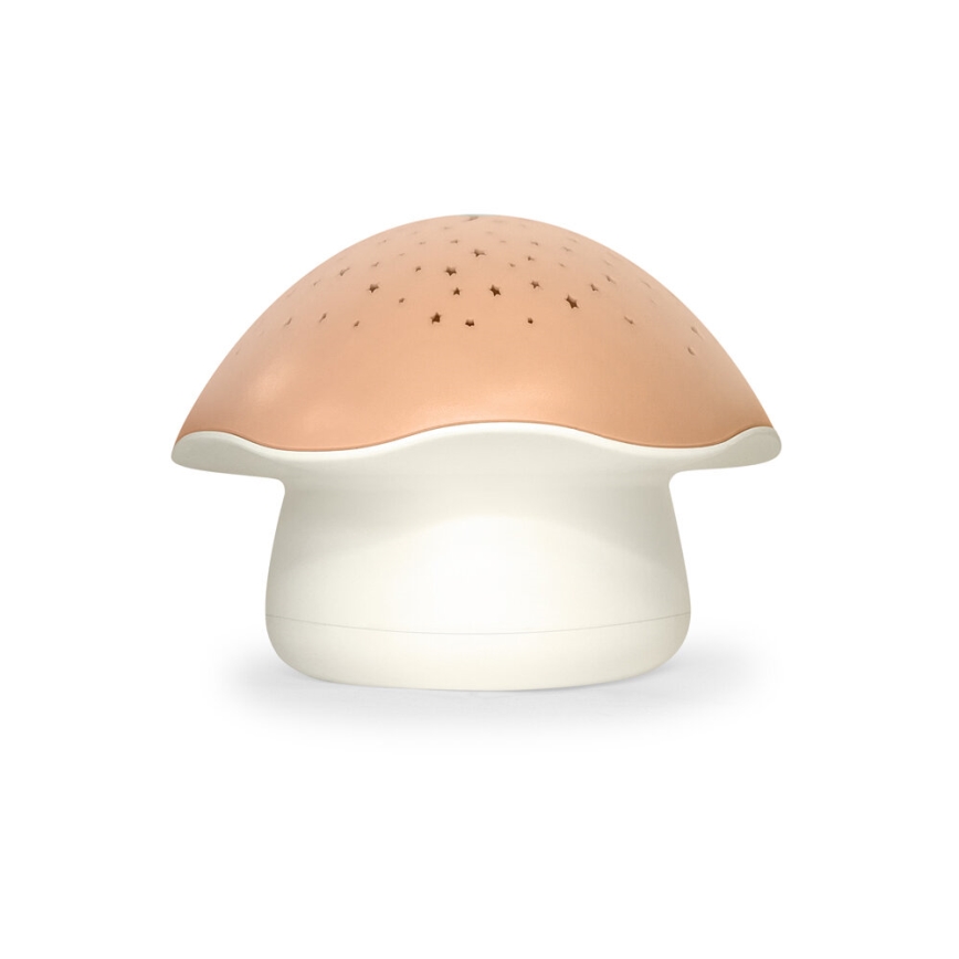 PABOBO - Projektorius Su melody STAR MUSHROOM 3xAA lašišos rožinė