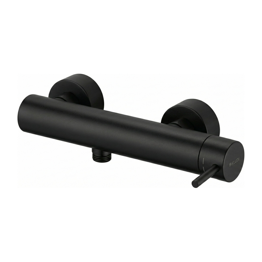 Paffoni - dušo komplektas su maišytuvu LIGHT matinė juoda