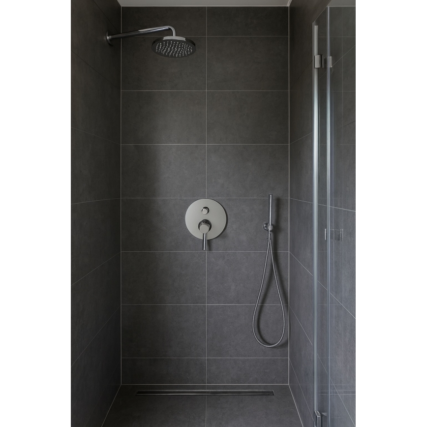 Paffoni - Dušo maišytuvas LIGHT potinkinei montavimui blizgus chromas