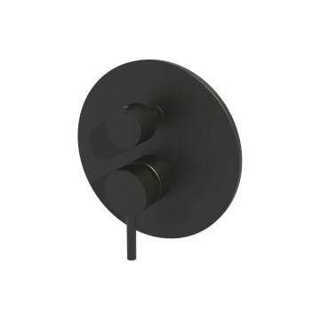 Paffoni - Dušo maišytuvas paslėptam montavimui LIGHT juodas