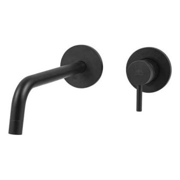 Paffoni - į sieną montuojamas praustuvo maišytuvas LIGHT juodas