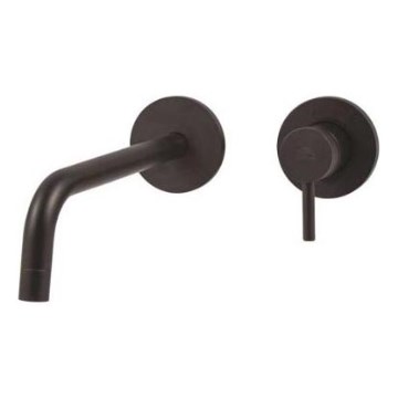 Paffoni - į sieną montuojamas praustuvo maišytuvas LIGHT, juodas