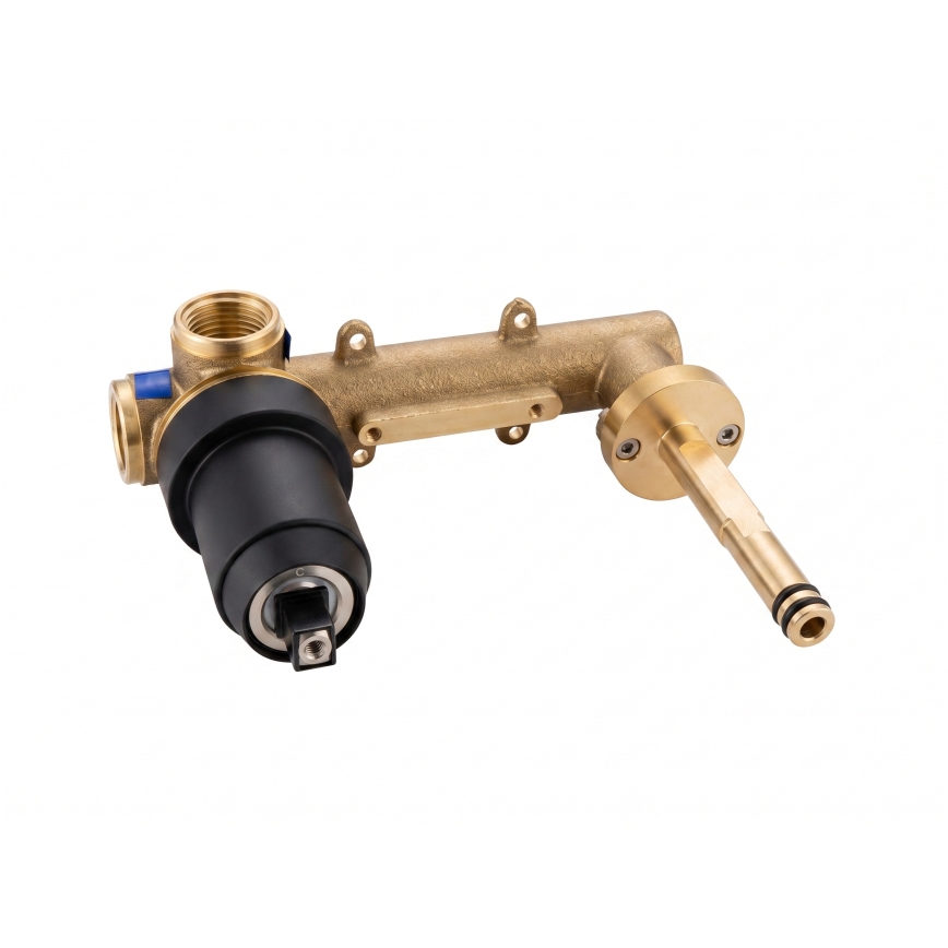 Paffoni - į sieną montuojamas praustuvo maišytuvas LIGHT, juodas